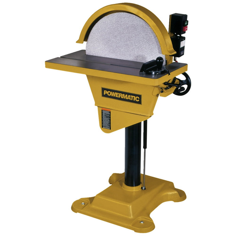 Powermatic 1791264 DS-20 Disc Sander, 3HP, Wired 230V, Reversing Feature